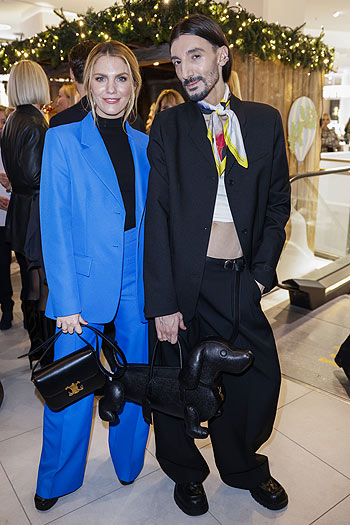  Vivianne Geppert und Julian Daynov beim Breuninger Flagship Store Event "A Night of Joy" am 21.11.2023 (&copy;Photo Isa Foltin/Getty Images f&uuml;r Breuninger)